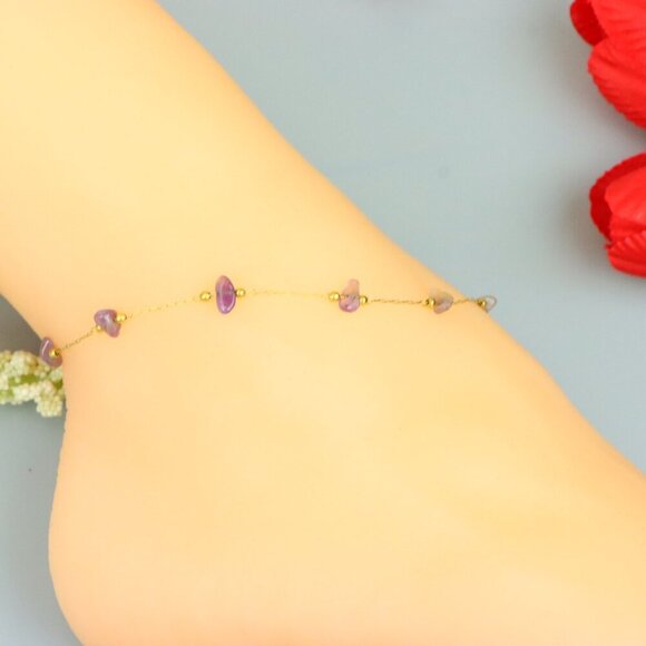 "Handmade Anklet – A Stylish Choice for Women, Thoughtful Gift Idea, EVCH1130 - Picture 7 of 11